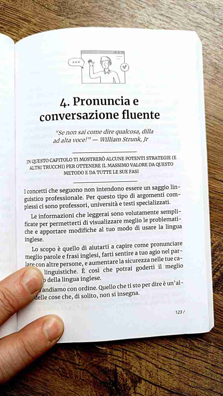 Pronuncia e conversazione fluente in Inglese